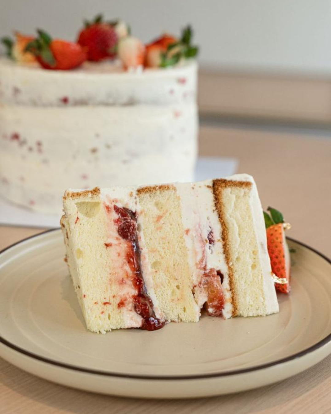 Strawberry Yogurt Cake